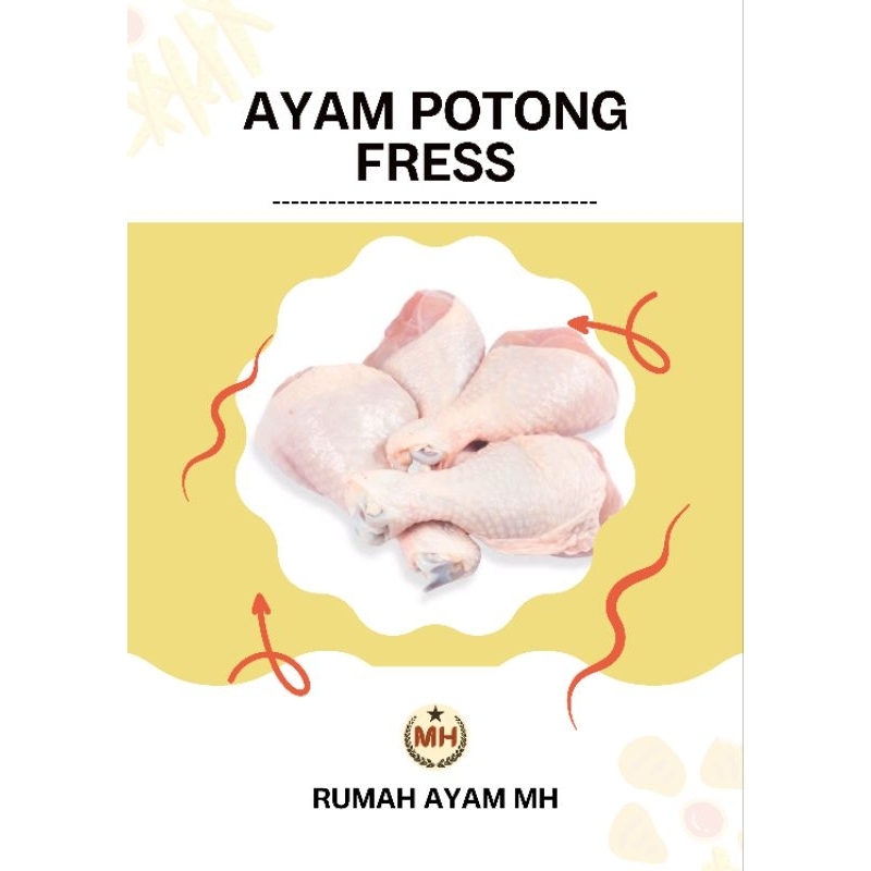 

Ayam potong fress paket paha pentungan UK. 1kg