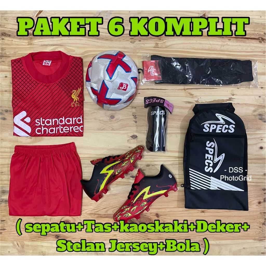 Sepatu Bola Anak Terbaru Sepatu Bola Komplit Bonus Bola