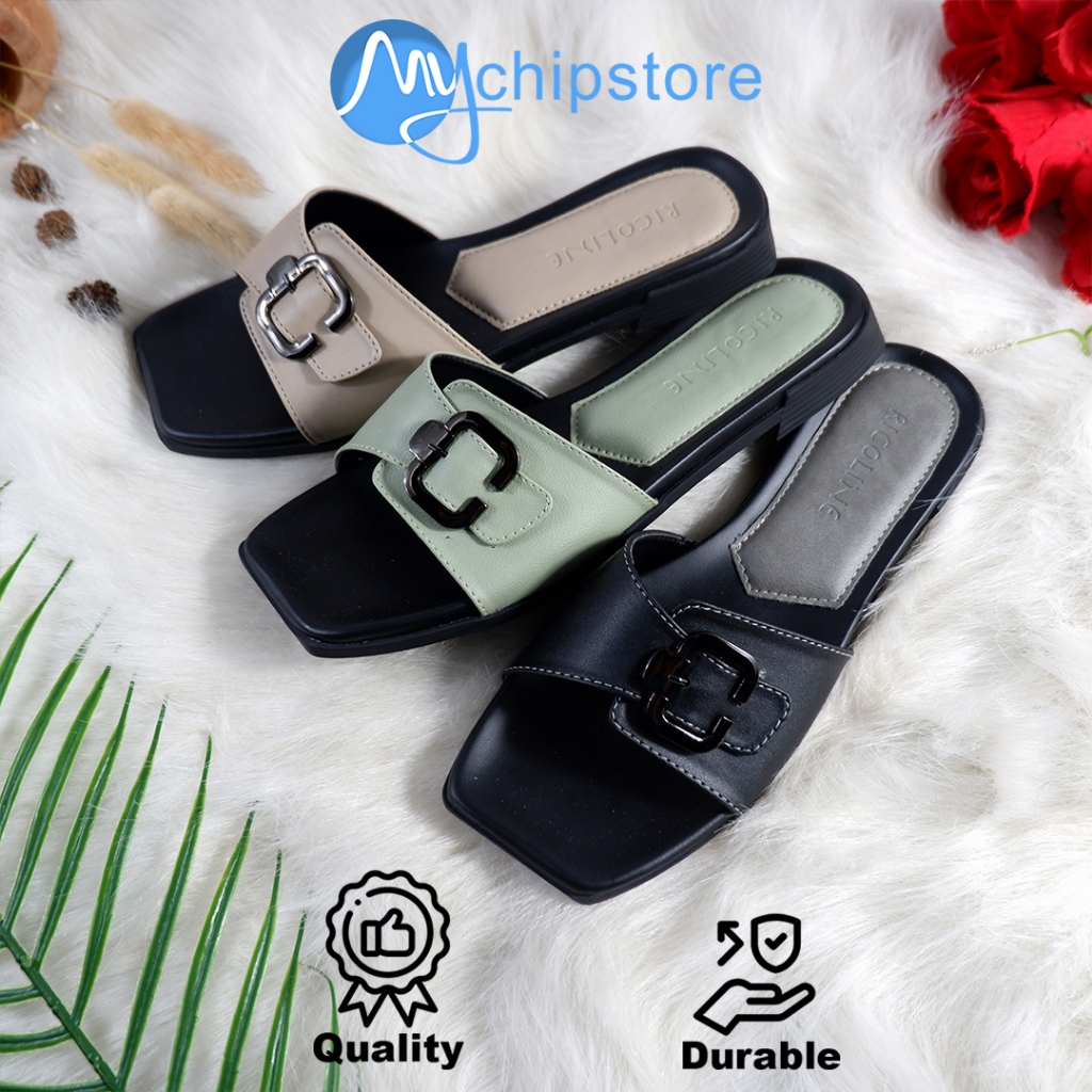 Sandal Wanita Flat Original RICOLINE NIEL