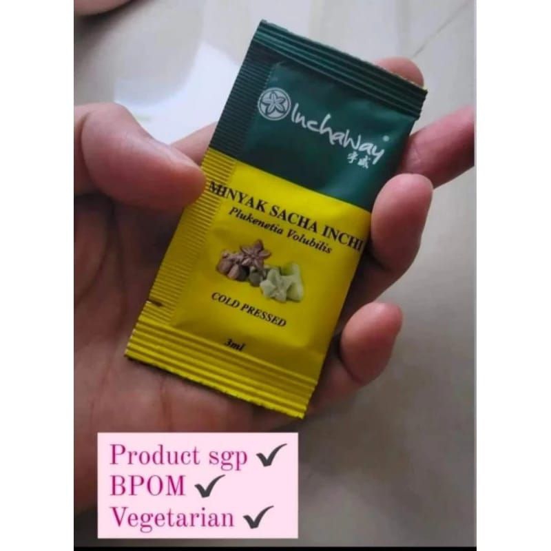 Inchaway  sacha inchi  oil original 100%
