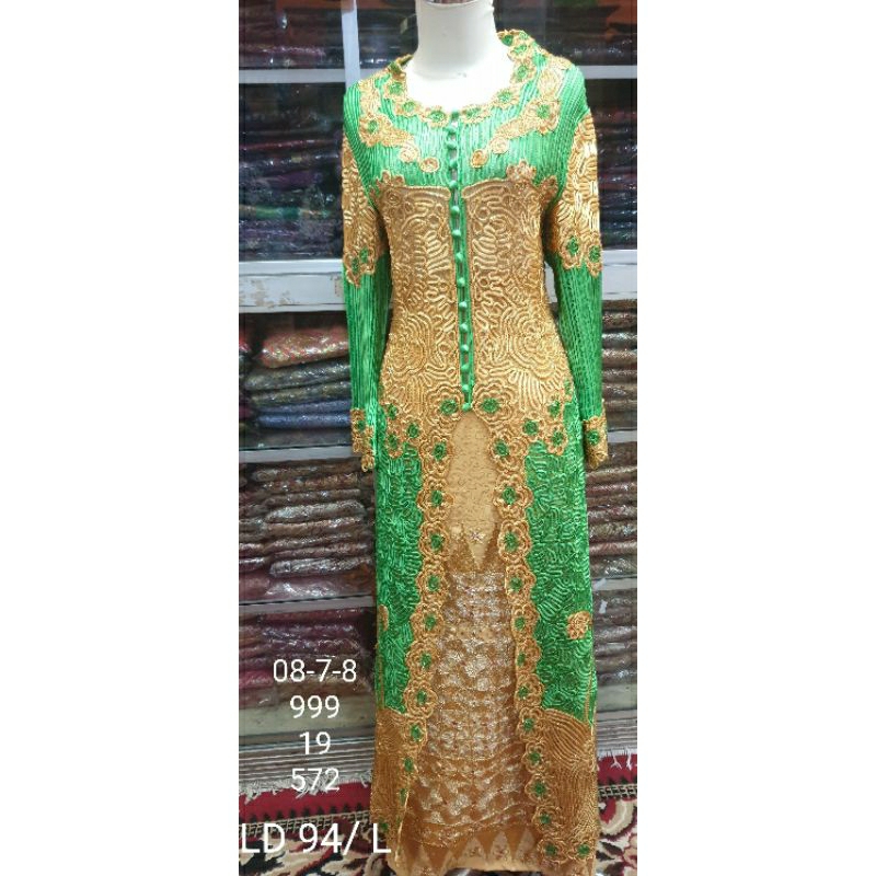 kebaya sulam usus lampung asli sulam tangan