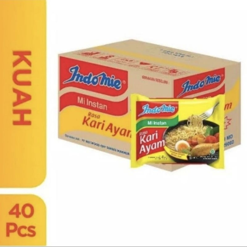 

Indomie Kari Ayam 1 Dus