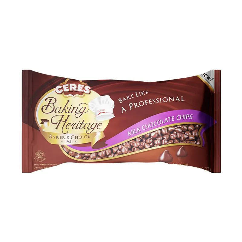 

CERES BAKING HERITAGE MILK/CHOCOCHIPS/TOPING/250 GR