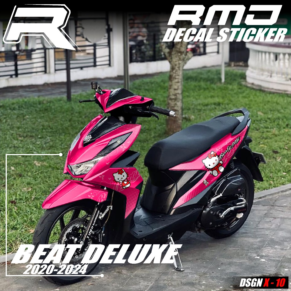 TERBARU Decal Sticker Beat Deluxe 2020 2021 2022 2023 full body Dekal Stiker Honda Beat Deluxe Motif