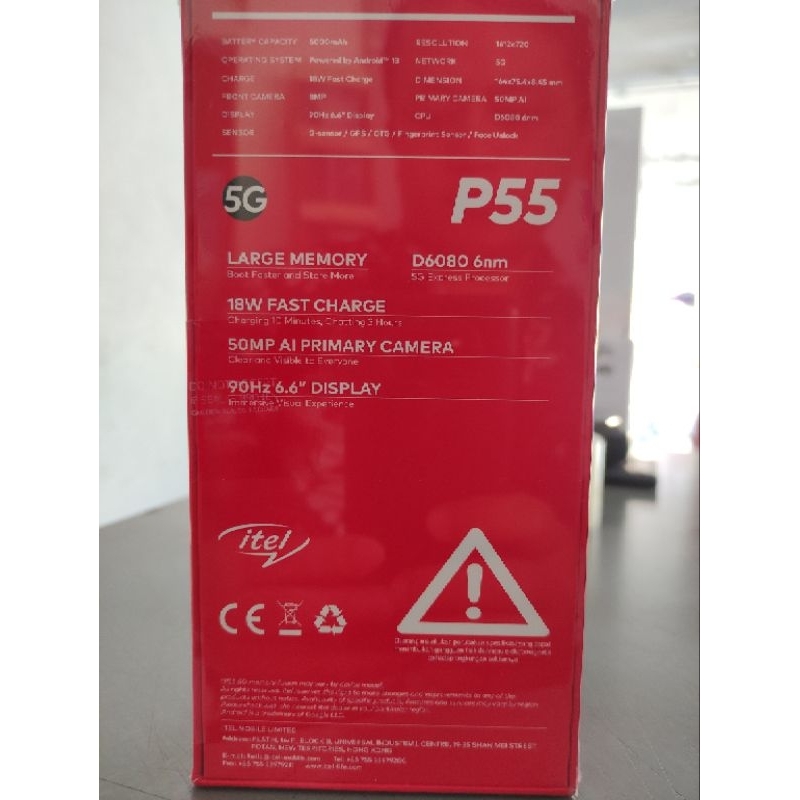 Itel P55 5G 6/12Gb