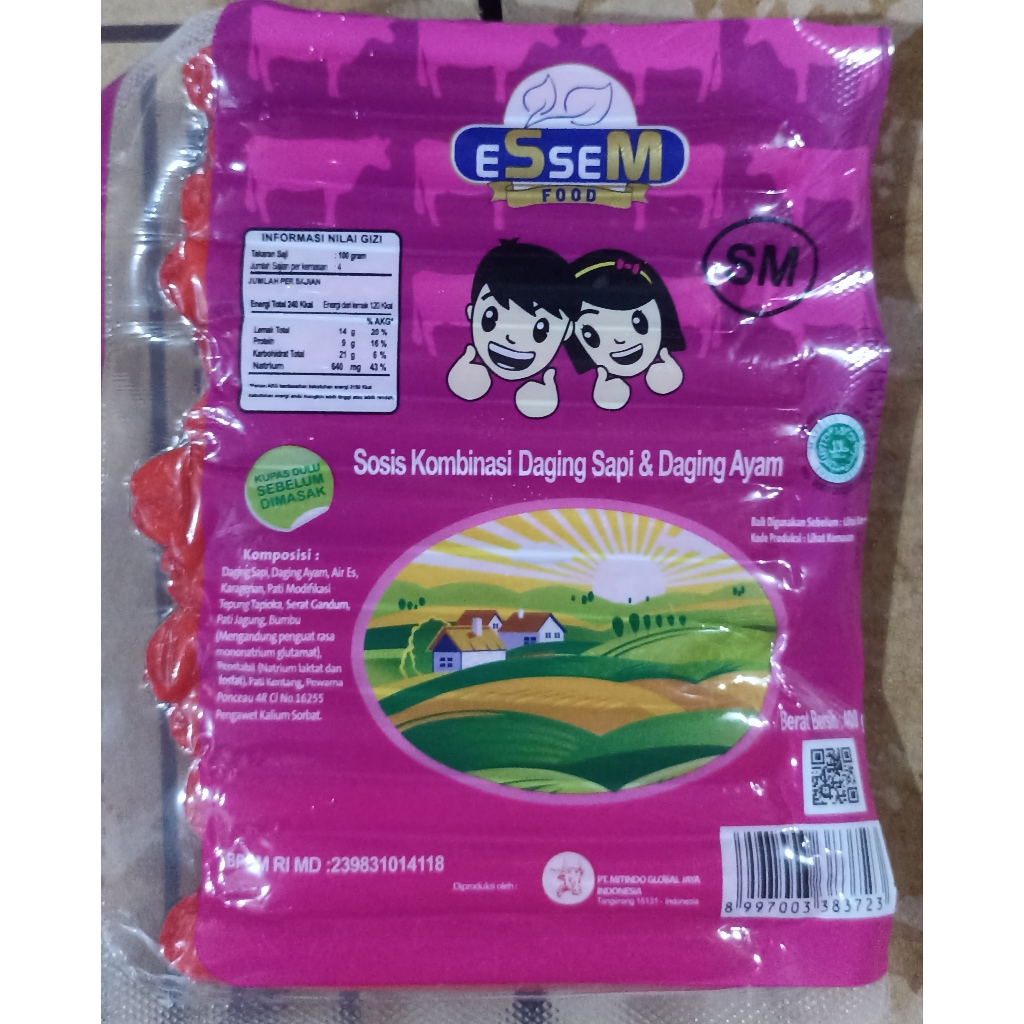 

Sosis Essem Merah 400 gram