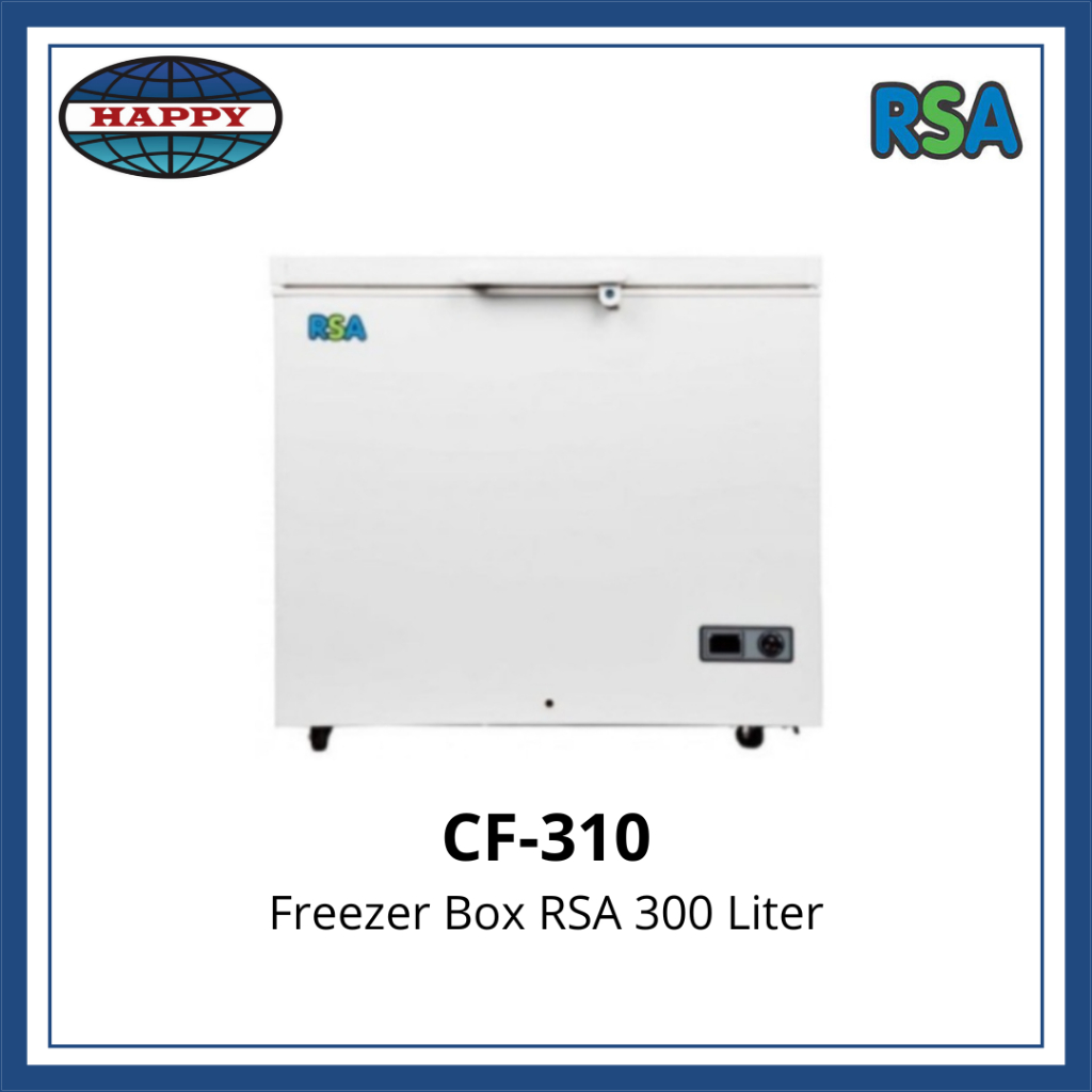 RSA 300L FREEZER BOX CF 310 / RSA CHEST FREEZER BOX 300 L LEMARI PEMBEKU 300 LITER CF 310