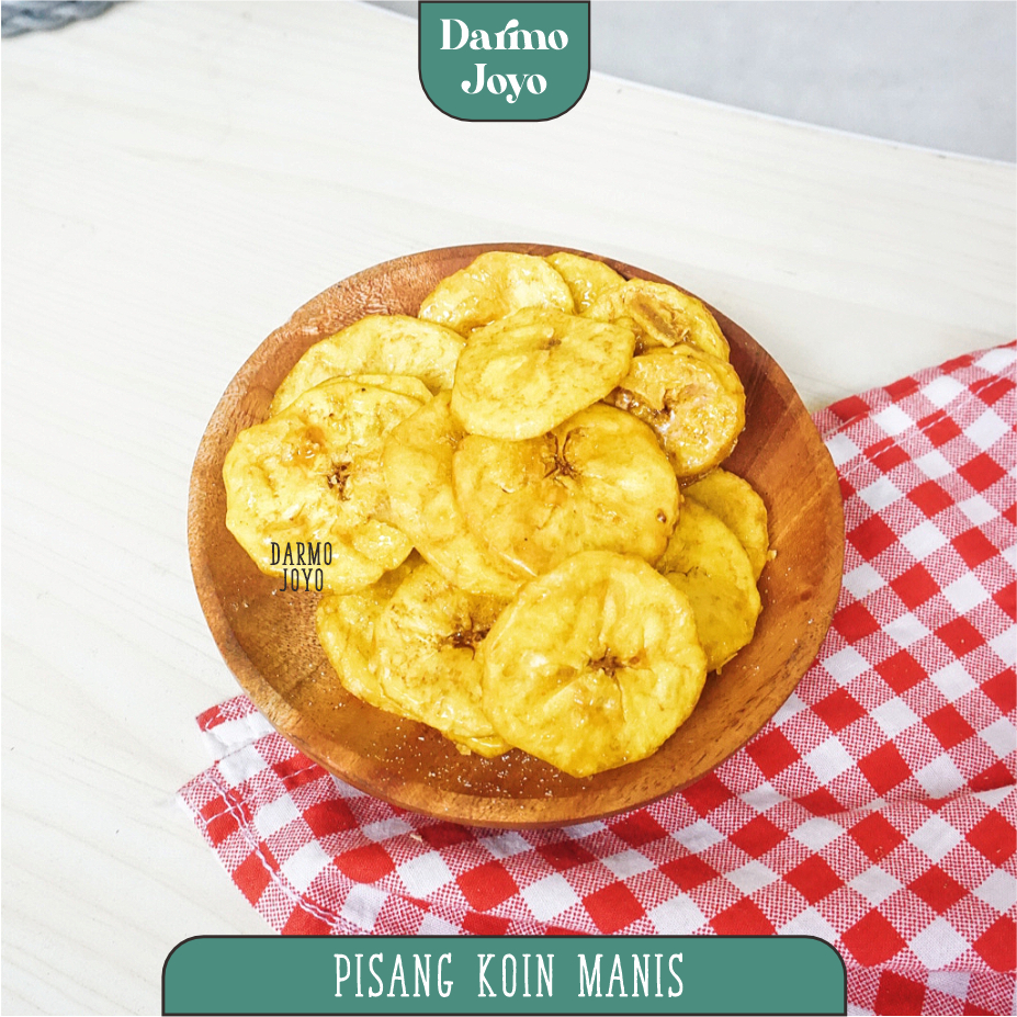 

Pisang Nangka Koin 500gr - DARMO JOYO - Keripik Kripik Pisang Bulat Mini Premium Crispy Renyah Manis Jadul Gurih Camilan Cemilan Jajanan Snack Kiloan