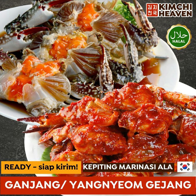 New event Ganjang Gejang  Yangnyeom Gejang Kepiting Marinasi Kepiting Rajungan Marinasi Korea Kecap 