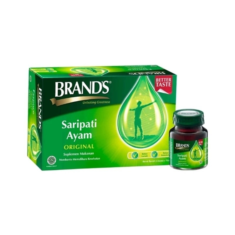 Brand's Saripati Ayam Isi 6x70Gr|brands saripati ayam