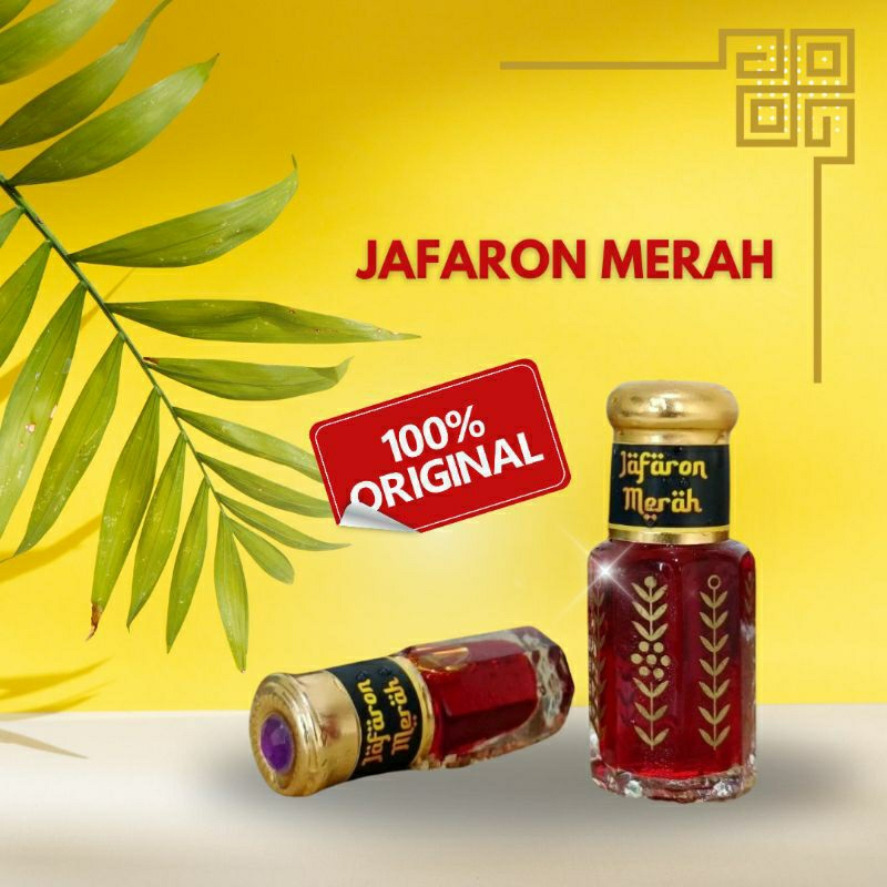 Jafaron merah original 100% parfum sholat parfum ibadah parfum arab