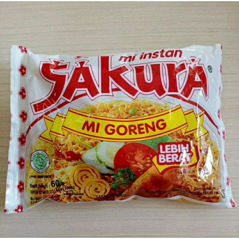 

Mie sakura mie goreng sakura 60gr