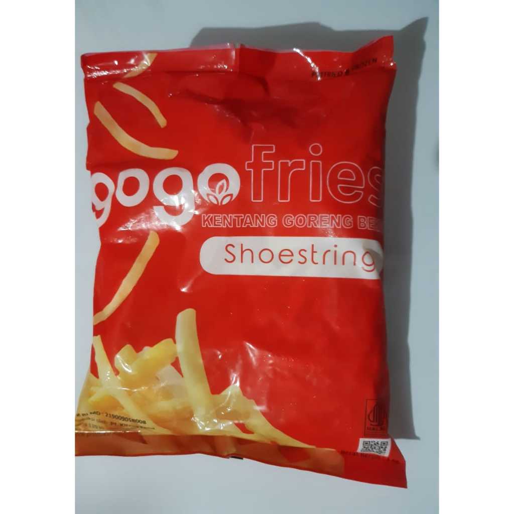 

Kentang Gogo Shoestring 1 KG / Kentang goreng / French fries / Kentang Frozen/ Kentang Shoestring/ Kentang Kiloan