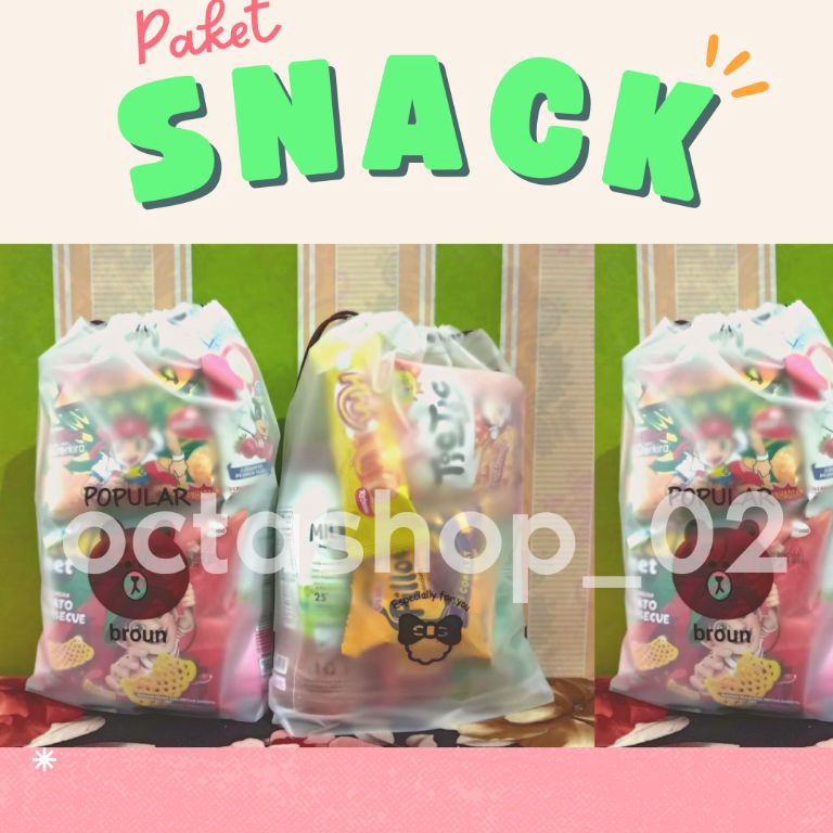 

GROSIR MURAH BUY 28 FREE 1 Paket snack ulang tahun anak kemasan pouchHampers Snack ulang tahun