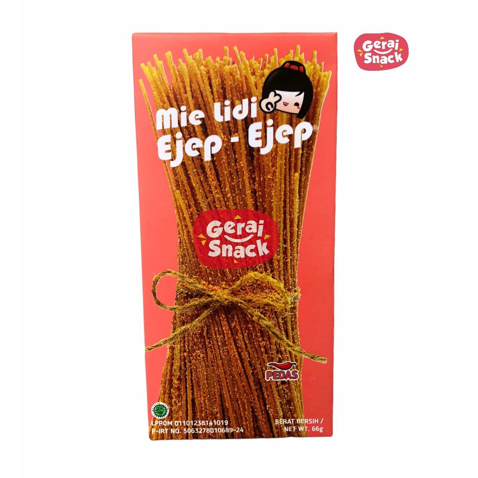 

PROMO ALE Mie lidi EJEP EJEP Mie Lidinya Lebih Renyah Bumbu Tebal Best Seller 66 g