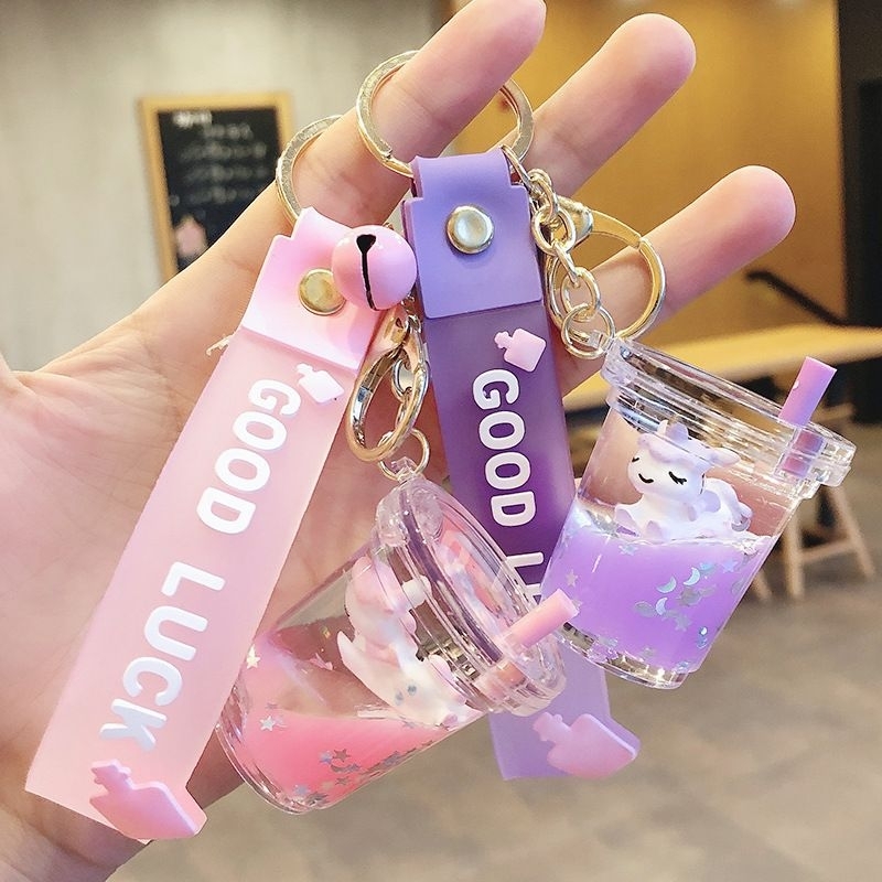 Gantungan Kunci Bubble Tea Cup Keychain KS012 IQ