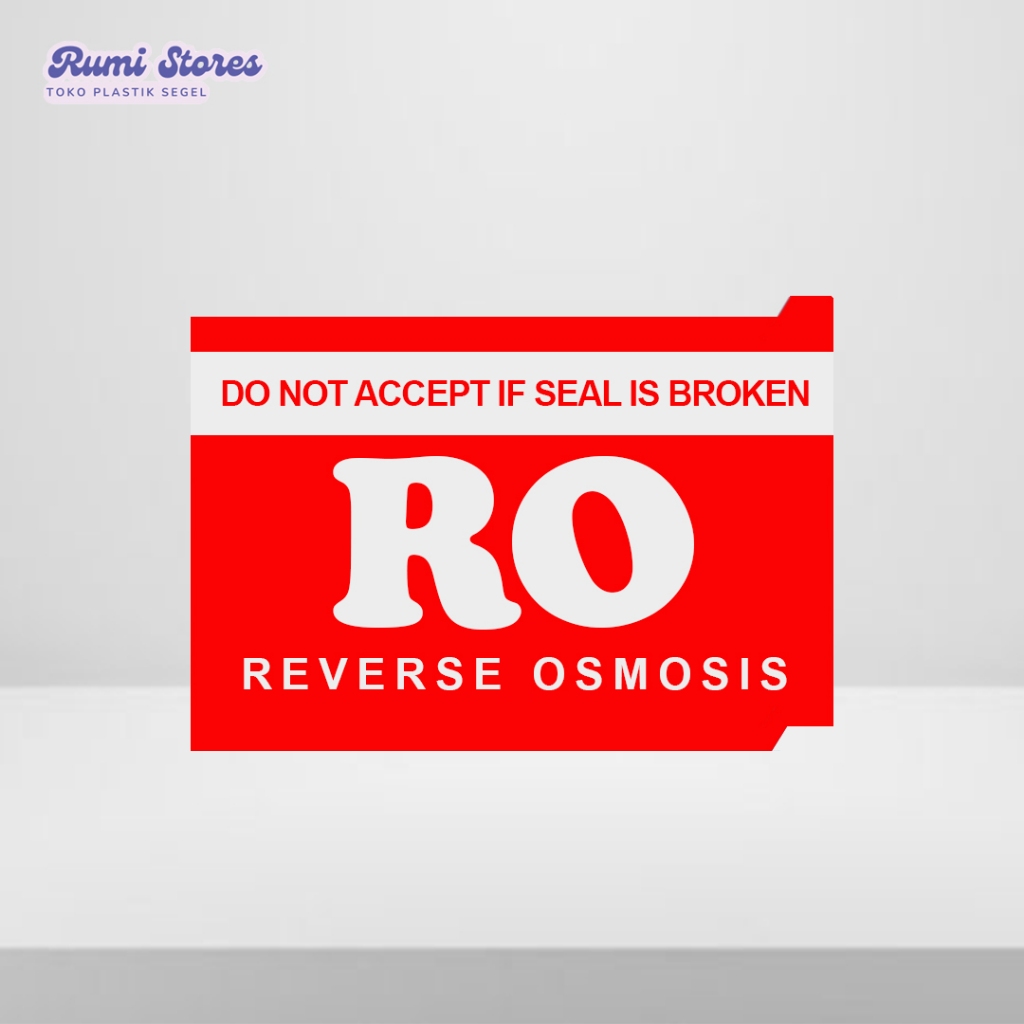 Segel Galon RO Merah Putih isi 200 Lembar