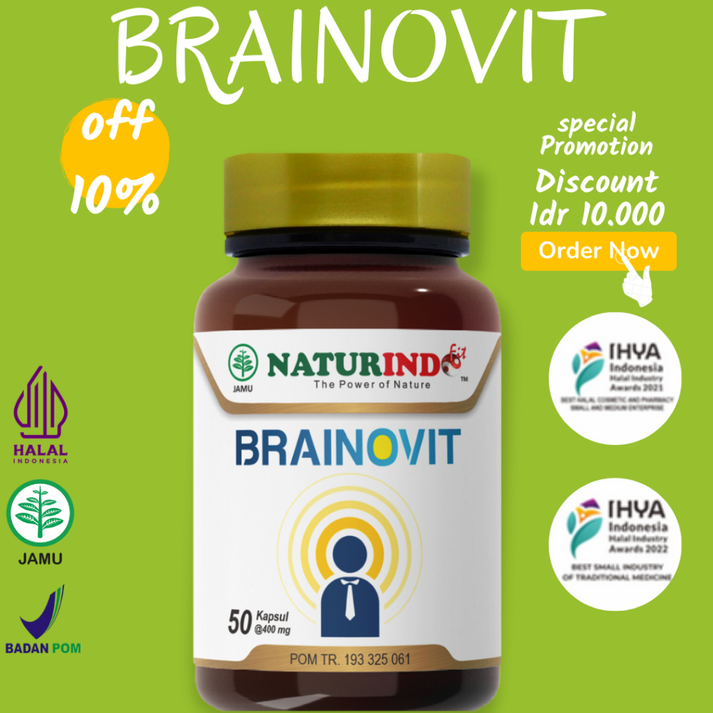 BRAINOVIT Herbal Alami NATURINDO