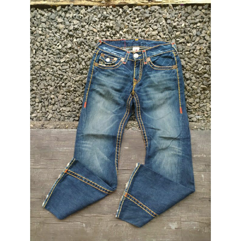 Celana Jeans Fading True Religion Original