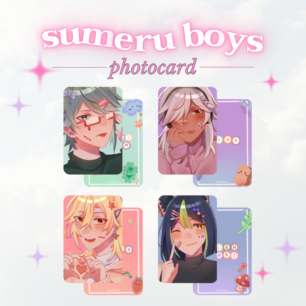 Sumeru Boys Photocard Genshin Impact