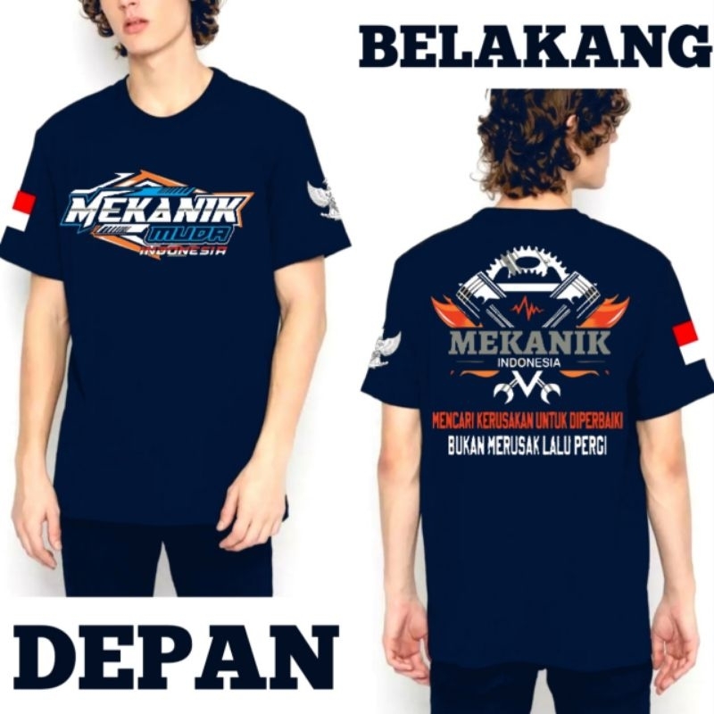 KAOS BAJU MEKANIK MUDA INDONESIA