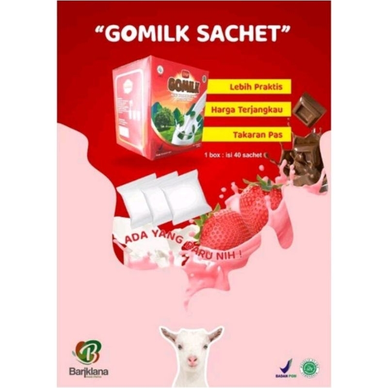 

Sachet Praktis Susu Etawa Go Milk