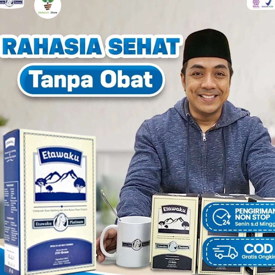 

Ready Stok Etawaku Platinum 3x Atasi Masalah Pernafasan Susu Kambing Bubuk Provit Etawa Tingkatkan Daya Tahan Imunitas Tubuh