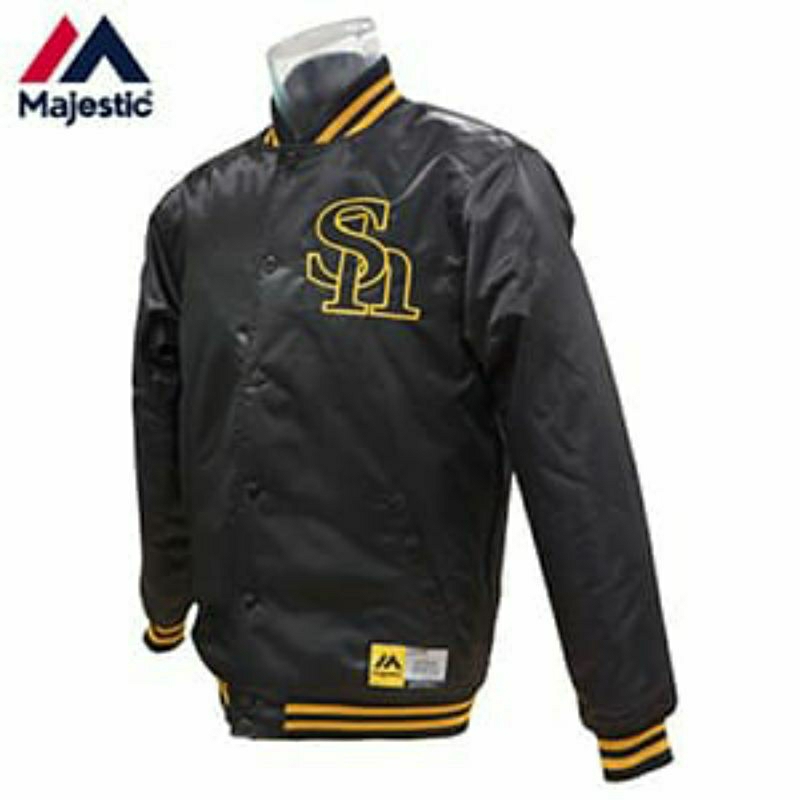 JAKET MAJESTIC BASEBALL HAWKS PRIA