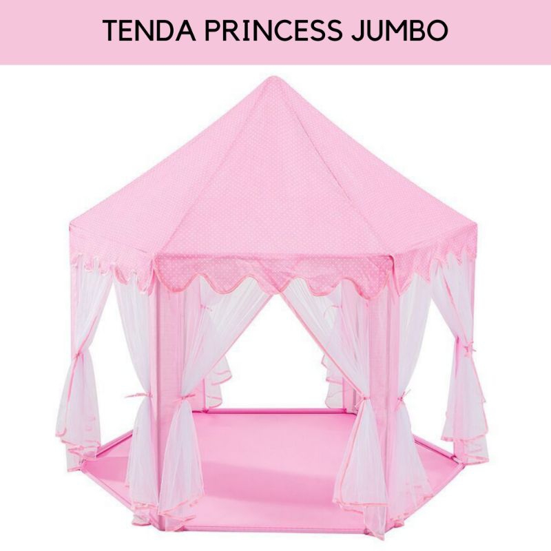 Tenda Anak Princess Jumbo / Tenda Anak Princess / Tenda Castle Outdoor / Mainan Tenda anak/ Tenda an