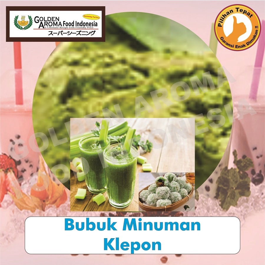 

Bubuk Minuman Klepon 250 gr Serbuk Klepon Kelapa 250gr Drinking Powder Premium Murah Halal Enak Aman