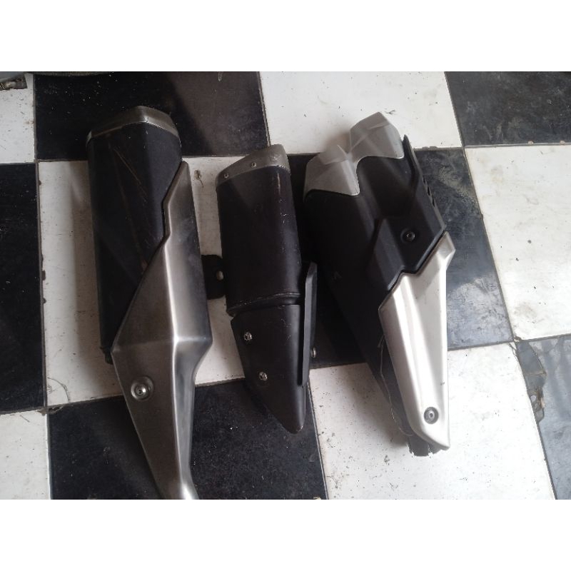 Knalpot standar CBR 250RR 2 silinder original