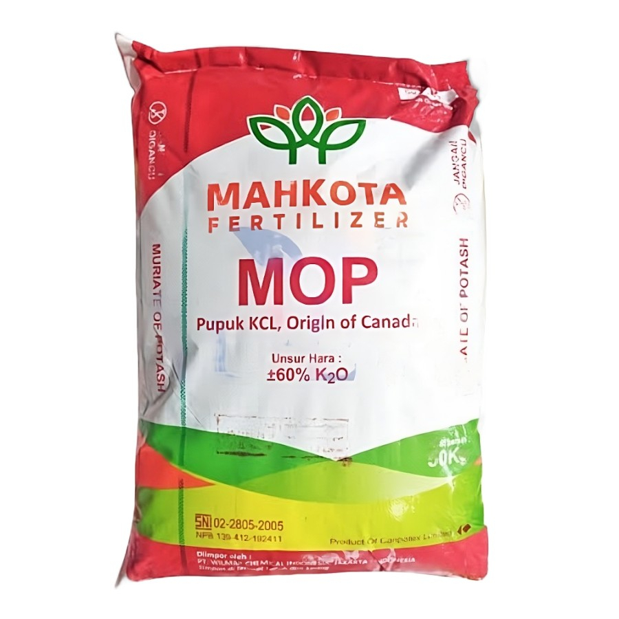 MOP Pupuk KCL (50 Kg) Mahkota Fertilizer