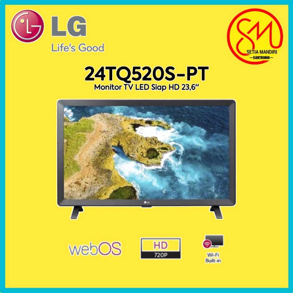 [KARGO] LG 24 Inch Smart TV HD 24TQ520 / 24TQ520S HD LED WebOS WIFI HDMI USB