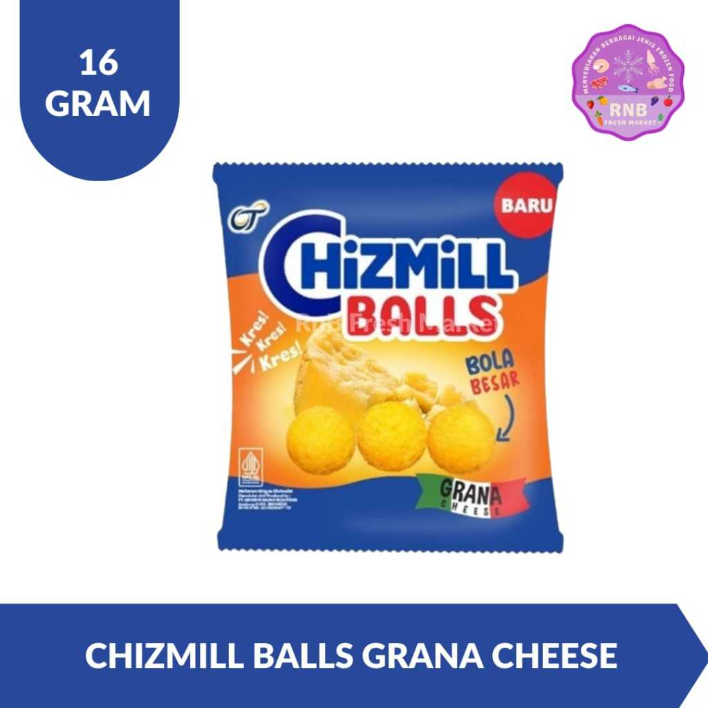 

Chizmill Balls Grana Cheese Netto 16 Gram