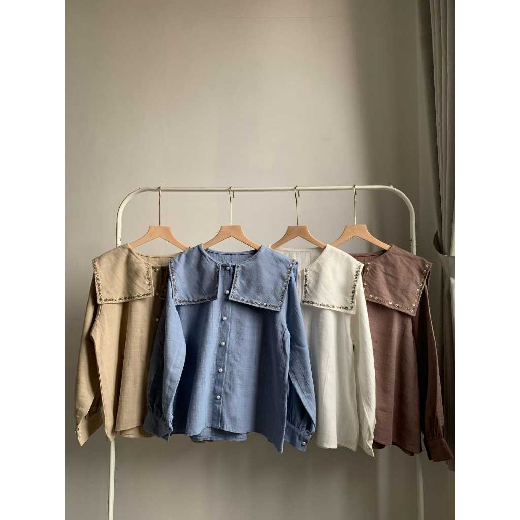 Ophelia Blouse | Kemeja Wanita | Atasan Wanita | Blouse