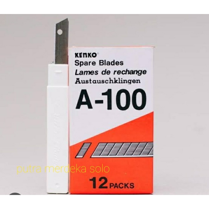 

ISI PISAU CUTTER KECIL KENKO A 100 A-100 A-300 REFILL CUTTER KENKO KECIL