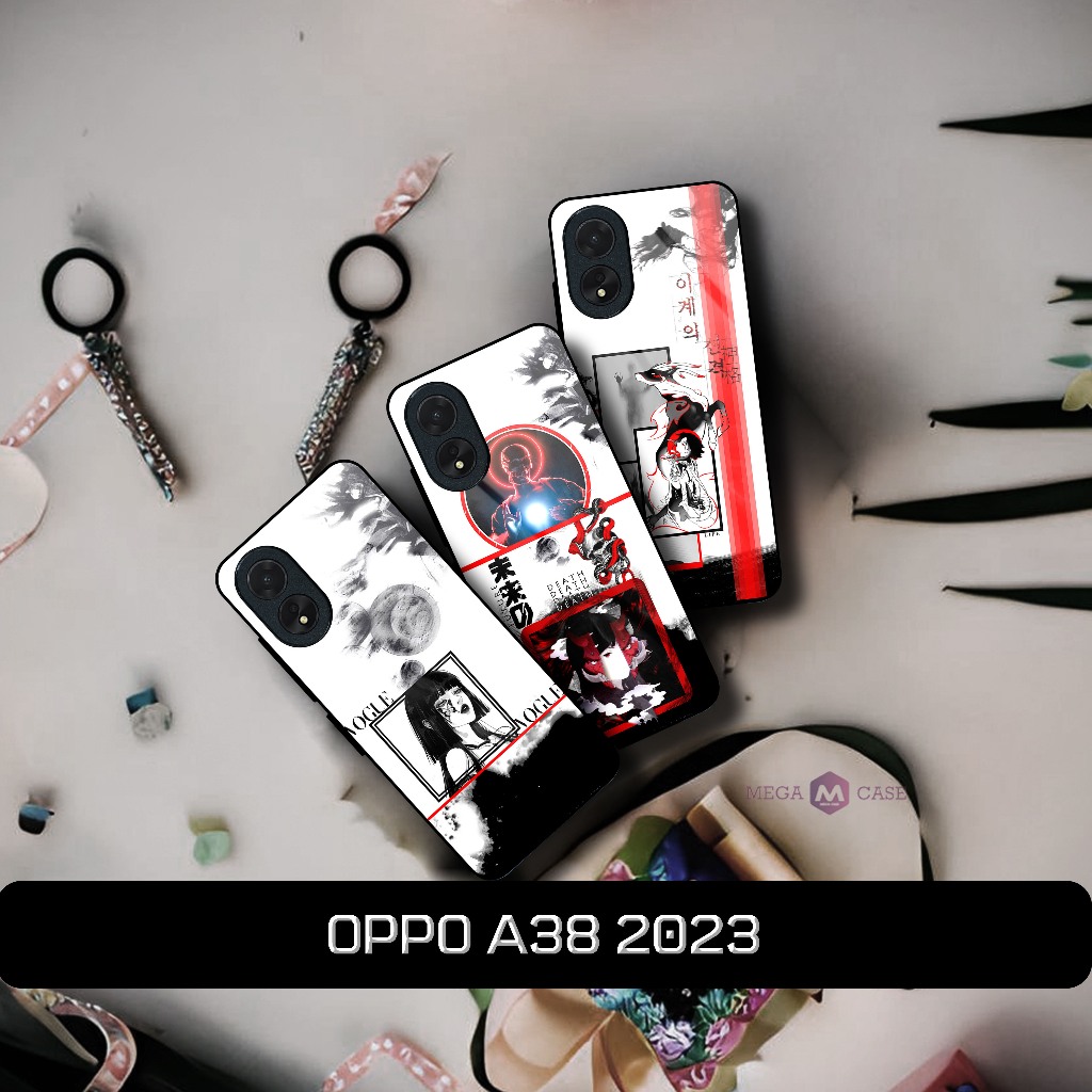 Softcase Glass [SC225] OPPO A38 2023 Terbaru - Softcase OPPO A38 2023 - Kesing Hp OPPO A38 2023  Ter