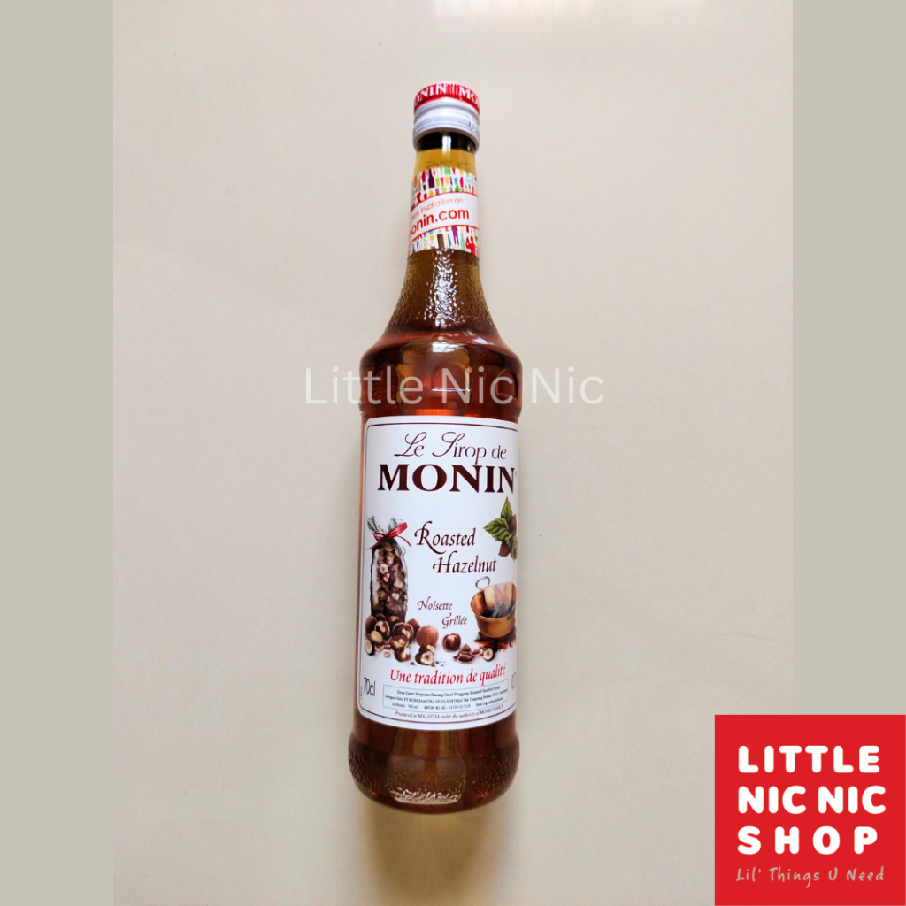 

Monin Roasted Hazelnut syup 70 CL (700ml) sirup rasa minuman café