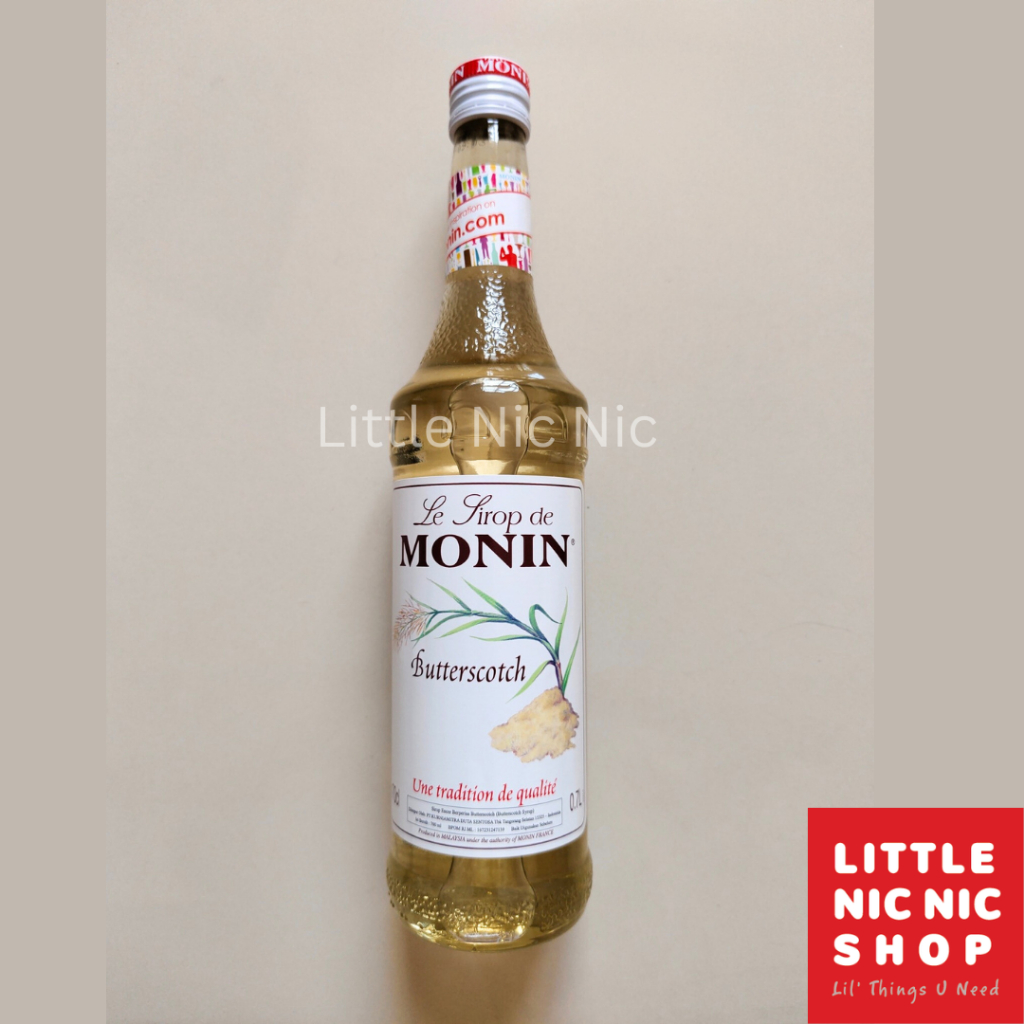 

Monin Butterscotch flavoured syrup 70 CL (700ml) sirup rasa minuman café