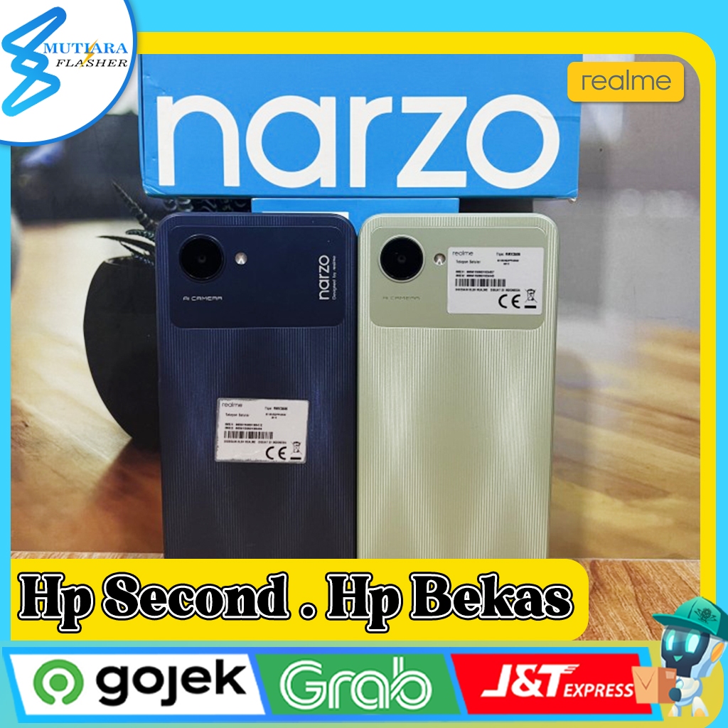 Realme Narzo 50i Prime Ram 3/32GB | Ram 4/64GB Second Original