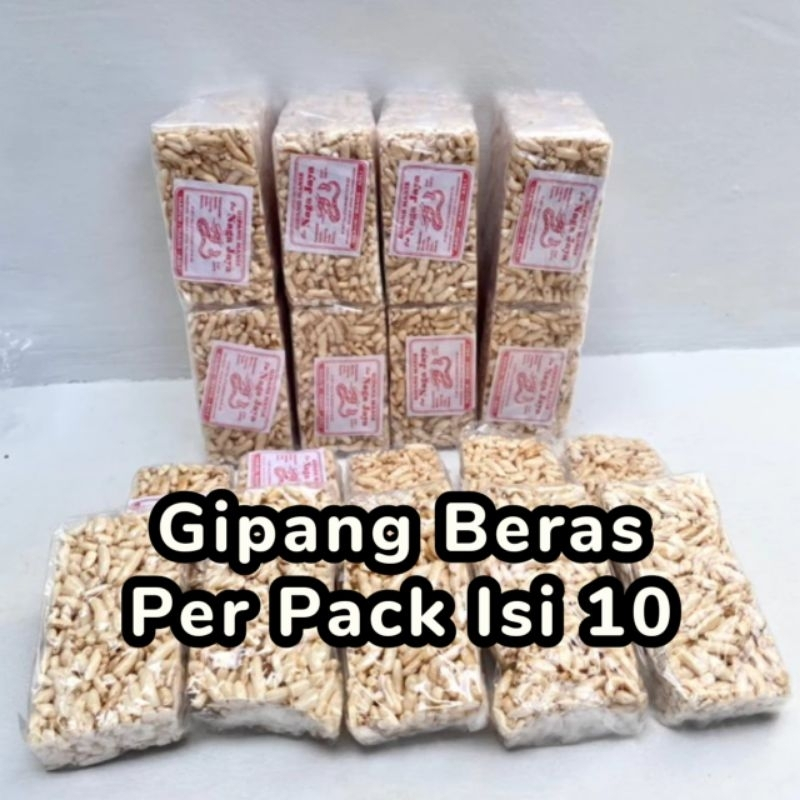 

Gipang Beras Camilan Jadul Per Pack Isi 10