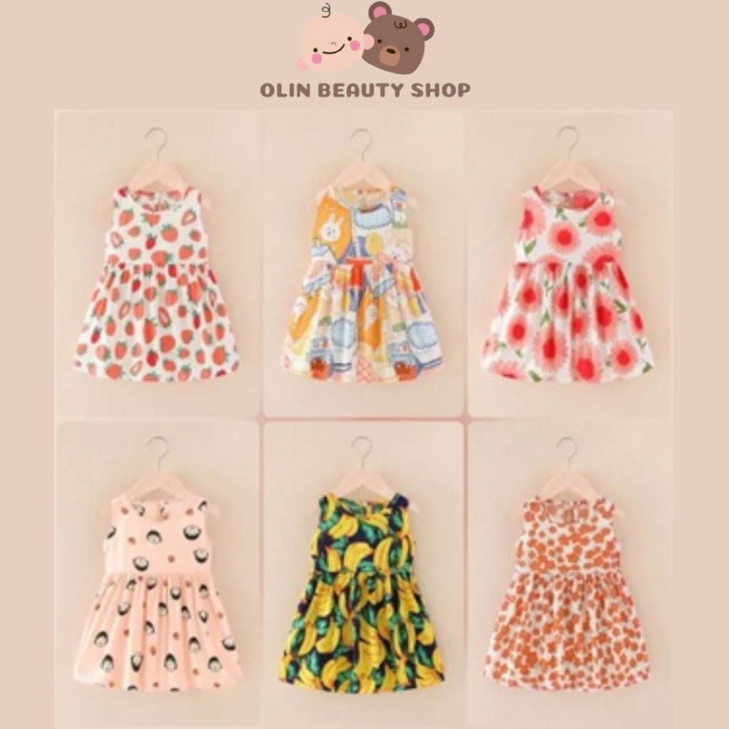 Dress Bayi Anak Perempuan Fashion Style Korea