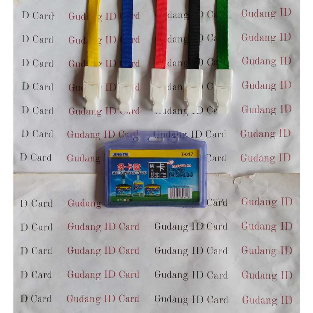 

Paket Tali Pengait Plastik + Casing ID Card 2 Sisi T017H TIDUR