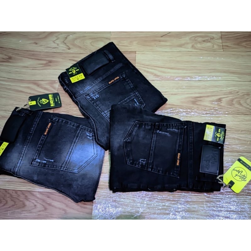 CELANA JEANS BLACK VIPER ORIGINAL, CELANA JEANS SOBEK