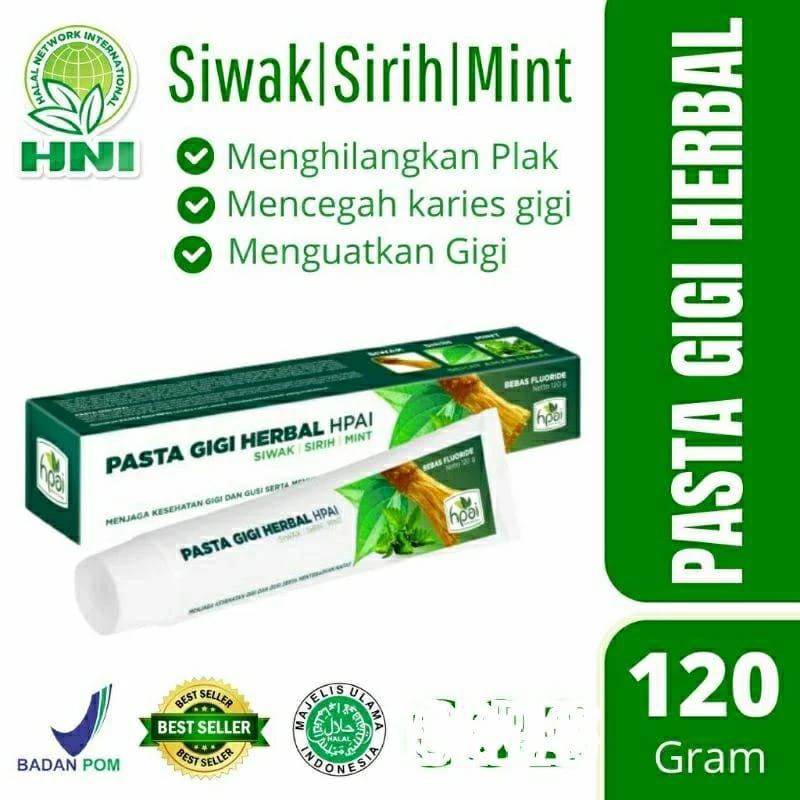 pasta gigi Herbal/ pasta gigi HNI/ Herbal HPAI
