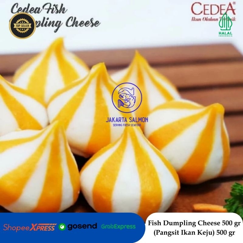 

Fish Dumpling/ Fish Dumpling cheese/ Cedea/ Pangsit Ikan Rasa Keju 500 gr