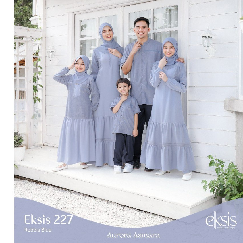 EKSIS 227 ROBBIA BLUE SEPLY ORIGINAL GAMIS DEWASA MEYRA 213 ROBBIA BLUE KOKO KASEO 201 ROBBIA BLUE S