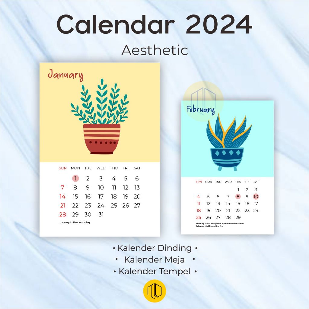 

KALENDER 2024 AESTHETIC MOTIF TANAMAN / KALENDER MEJA / KALENDER DINDING / KALENDER 2024 / Calendar 2024 | Kalender Aesthetic Kalender Meja / KALENDER 2024 / KALENDER DINDING ESTETIK/ WALL CALENDAR AESTHETIC 2024 V.2 / KALENDER POSTER AESTHETIC