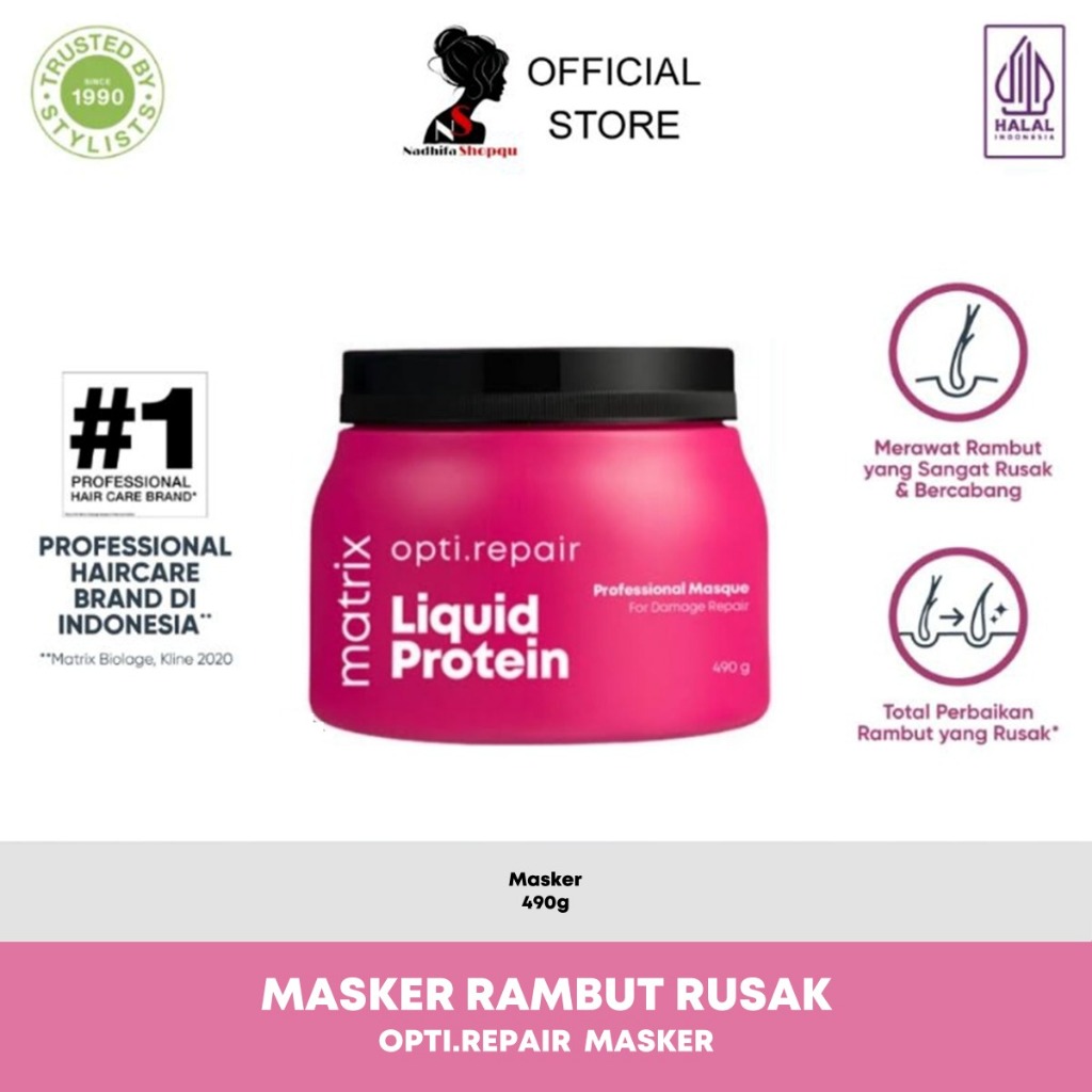 Matrix Hair Treatment Opti Repair Mask untuk Rambut sangat Rusak 490gr original