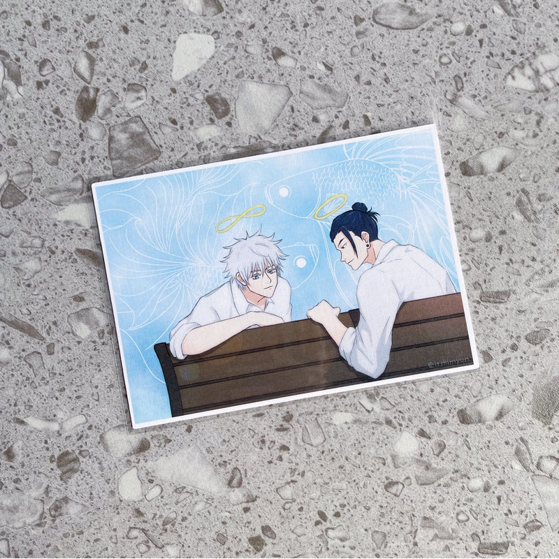 Jujutsu Kaisen / JJK Gojo Satoru Geto Suguru (SatoSugu / stsg) A6 Art Print